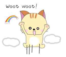 Kuro's daily life 9 English version sticker #7340155