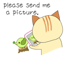 Kuro's daily life 9 English version sticker #7340158