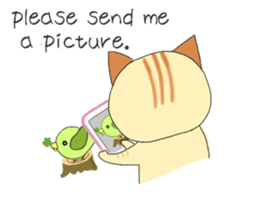 Kuro's daily life 9 English version sticker #7340158