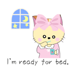 Kuro's daily life 9 English version sticker #7340163