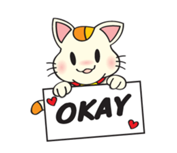 Cutie Kitty Cat (English) sticker #7340663