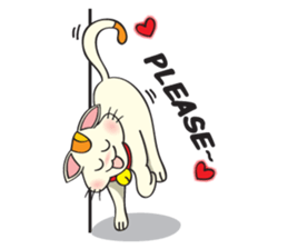 Cutie Kitty Cat (English) sticker #7340672