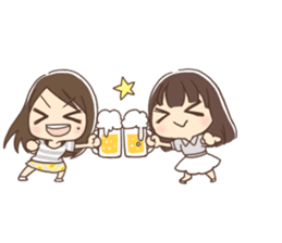 Japanese voice actor AIPON&URYOCCHI!! sticker #7340843