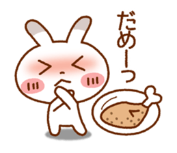 Spotted rabbit (Chap. of everyday diet) sticker #7341377