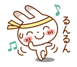 Spotted rabbit (Chap. of everyday diet) sticker #7341385