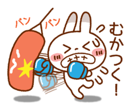 Spotted rabbit (Chap. of everyday diet) sticker #7341389