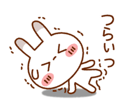 Spotted rabbit (Chap. of everyday diet) sticker #7341394