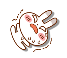 Spotted rabbit (Chap. of everyday diet) sticker #7341398