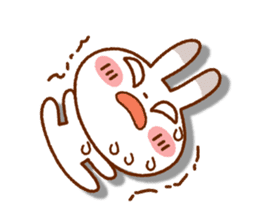 Spotted rabbit (Chap. of everyday diet) sticker #7341398