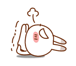 Spotted rabbit (Chap. of everyday diet) sticker #7341400