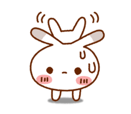 Spotted rabbit (Chap. of everyday diet) sticker #7341402