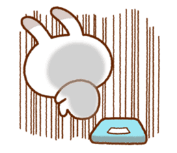 Spotted rabbit (Chap. of everyday diet) sticker #7341403