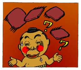 Sumo wrestler story sticker #7341409
