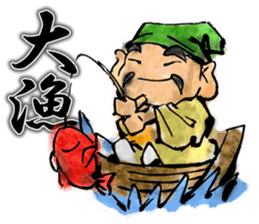 Seven Deities of Good Luck sticker #7341612