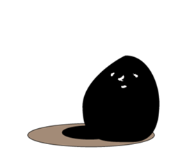 White and a black ladle sticker #7341654