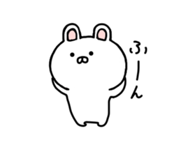 rabbit mokousa sticker #7341730