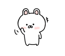 rabbit mokousa sticker #7341737