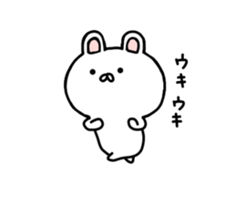 rabbit mokousa sticker #7341749