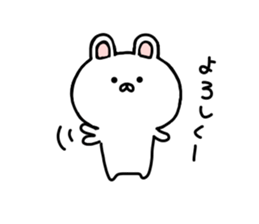 rabbit mokousa sticker #7341752