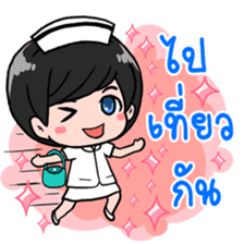 Cutie Nurse sticker #7342086