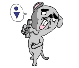 Animal in the town sticker #7342167