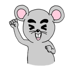 Animal in the town sticker #7342171