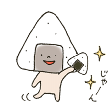 Onigiri Nori-kun 1 sticker #7342629