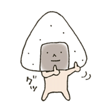 Onigiri Nori-kun 1 sticker #7342632