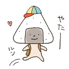 Onigiri Nori-kun 1 sticker #7342633