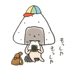 Onigiri Nori-kun 1 sticker #7342634