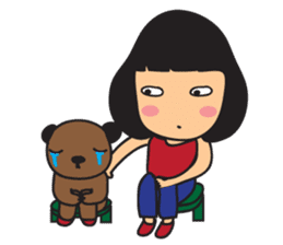 Little Miss IMJAI sticker #7342838