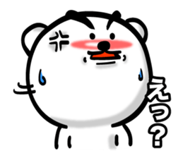 Bear of Eyebrows 4 sticker #7342896