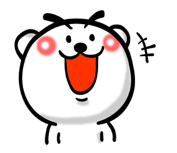 Bear of Eyebrows 4 sticker #7342899