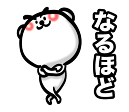 Bear of Eyebrows 4 sticker #7342903