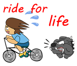 Ride (bicycle) for WHAT? sticker #7342934