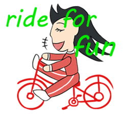 Ride (bicycle) for WHAT? sticker #7342935