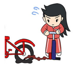 Ride (bicycle) for WHAT? sticker #7342946