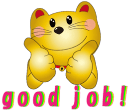 Happy Beckoning gold cat vol.5 sticker #7343528
