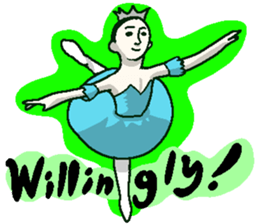 Why dance? (English) sticker #7343573