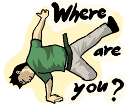 Why dance? (English) sticker #7343580