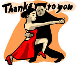 Why dance? (English) sticker #7343585