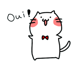 Cats in France! sticker #7343924