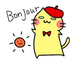 Cats in France! sticker #7343929