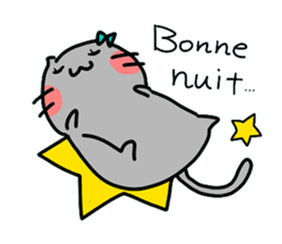 Cats in France! sticker #7343931