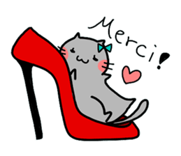 Cats in France! sticker #7343932