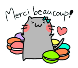 Cats in France! sticker #7343933