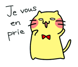 Cats in France! sticker #7343934