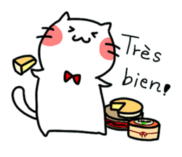 Cats in France! sticker #7343937