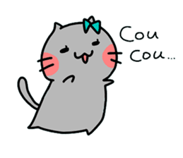 Cats in France! sticker #7343944