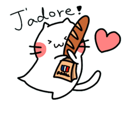 Cats in France! sticker #7343946